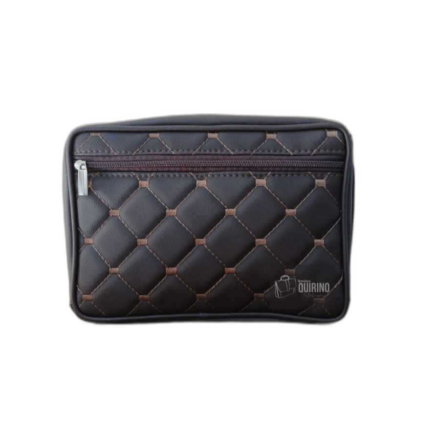 Pasta CCB Tradicional bordada GG Marrom em Oferta na Shopee