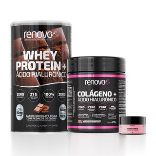 Colágeno Verisol Ácido Hialurônico + Wheyprotein - Renova Be em Oferta na Shopee