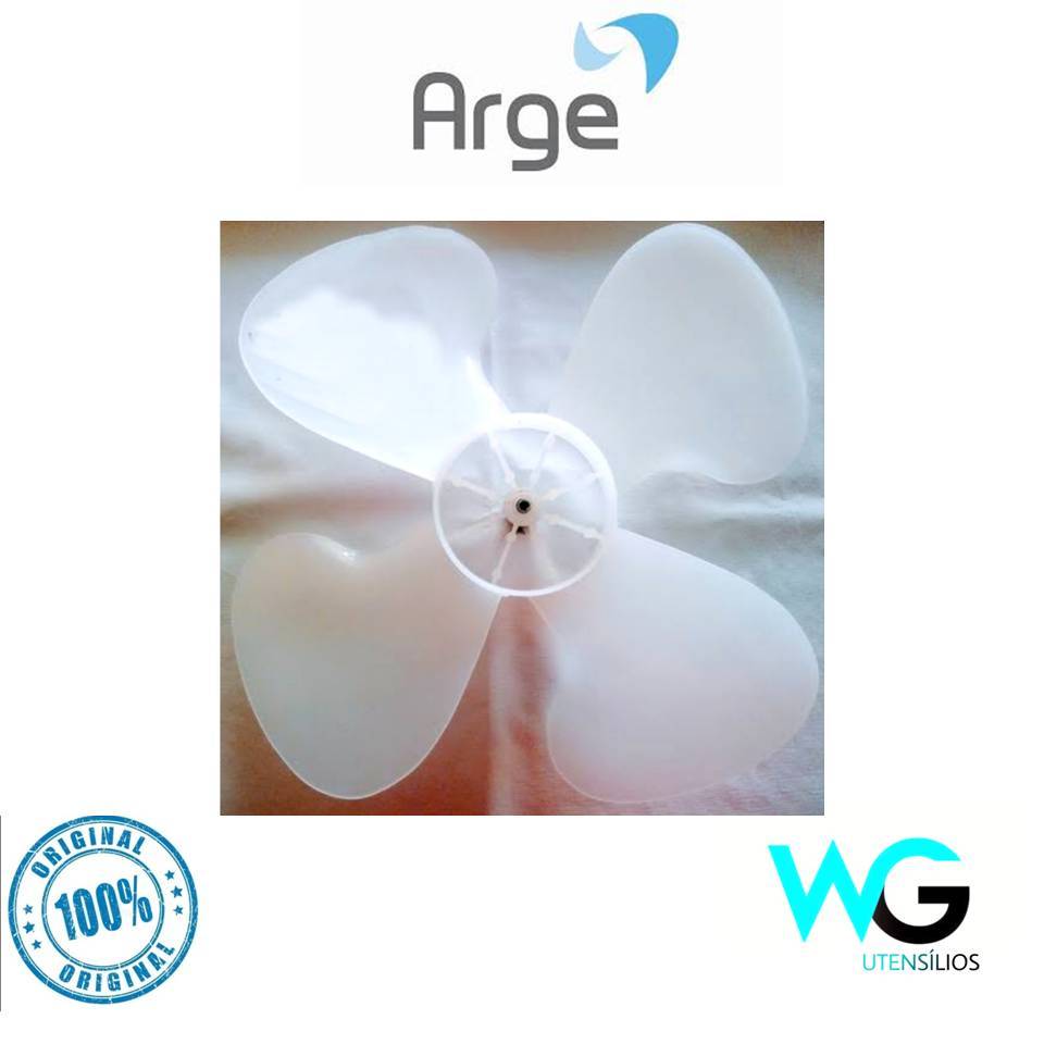 Hélice Do Ventilador Arge max 50cm Furo 10mm 4pás Original