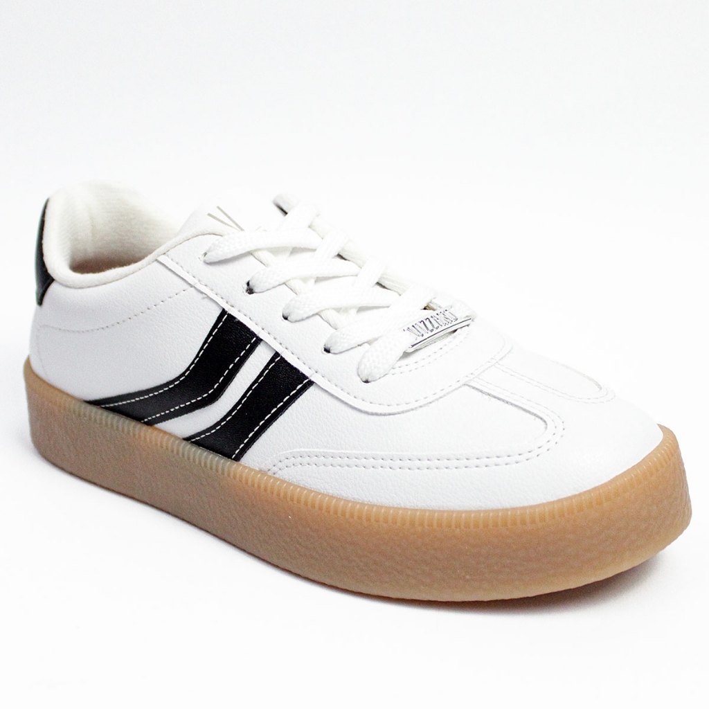 Tenis Vizzano Feminino Casual Moda 1444.100 Branco e Preto