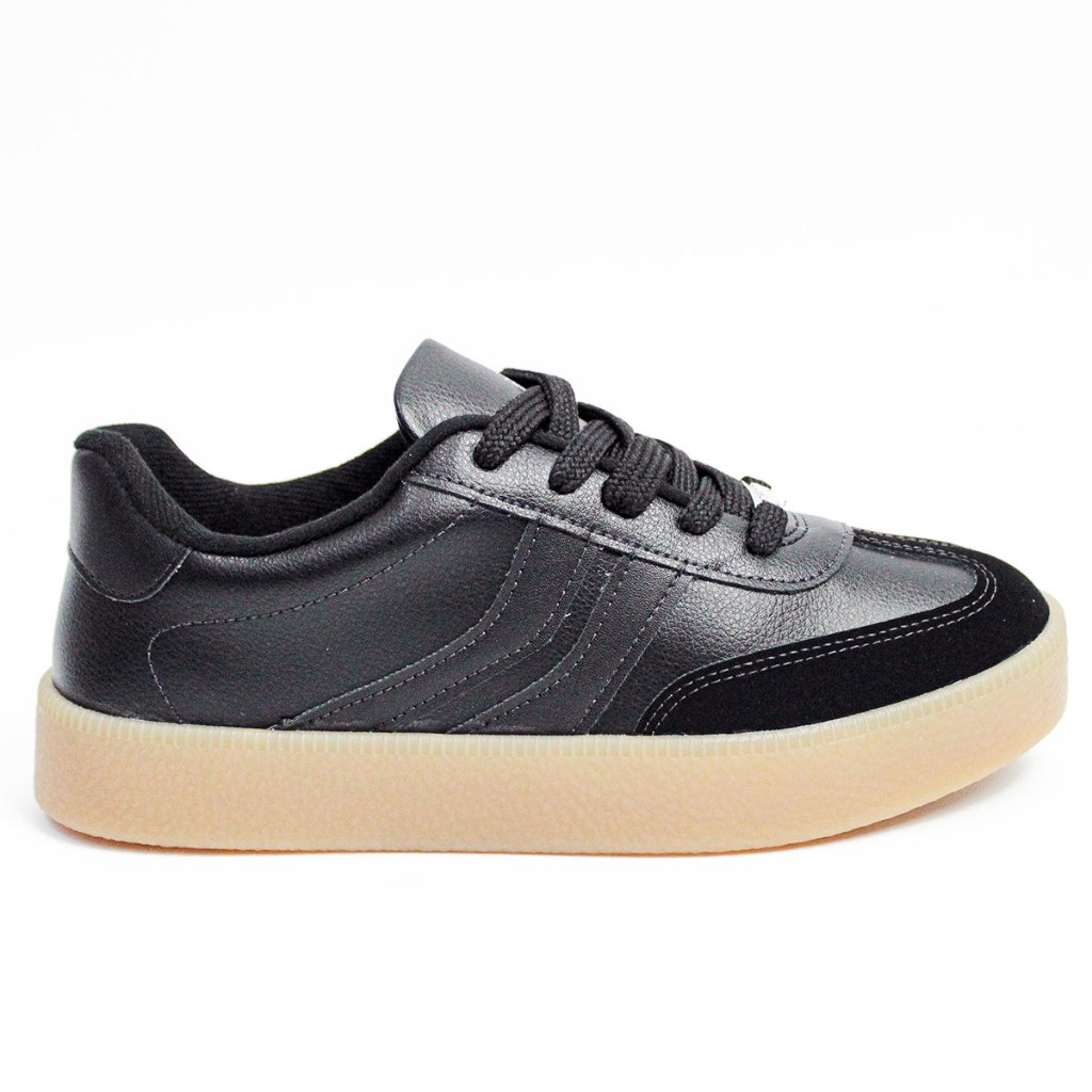 Tenis Vizzano Feminino Casual Moda 1444.100 Preto Lisboa