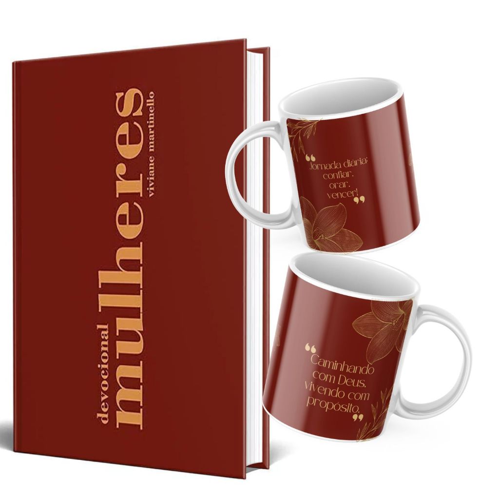 Kit Exclusivo - Devocional Mulheres - Viviane Martinello em Oferta na Shopee