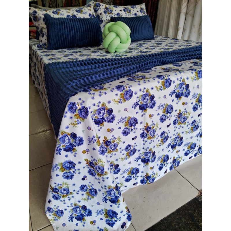 Jogo de cama Lençol Estampado Toque de seda 3 peças 400 fios   cama box Casal- Queen PERCAL variada estampa