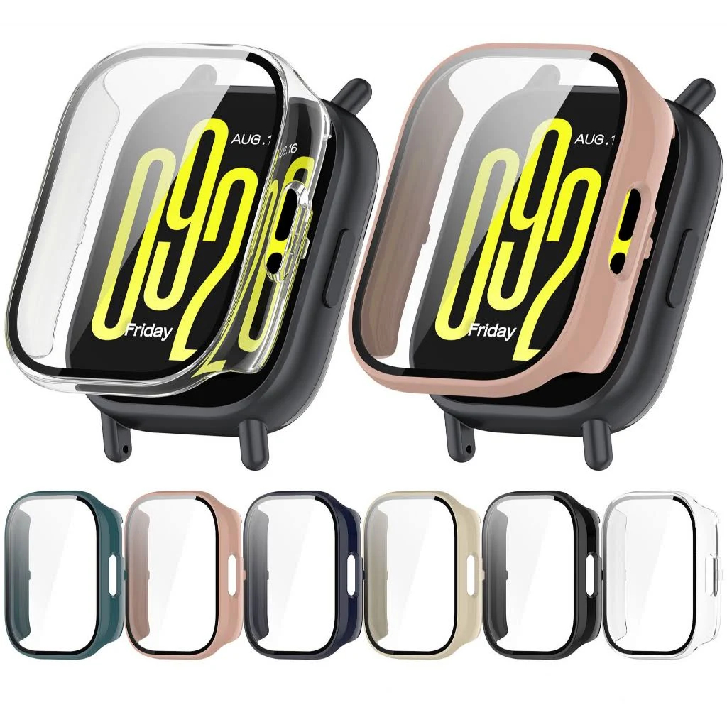 Capa case De Vidro Protetora Para Redmi Watch 5 Lite case Vidro Temperado