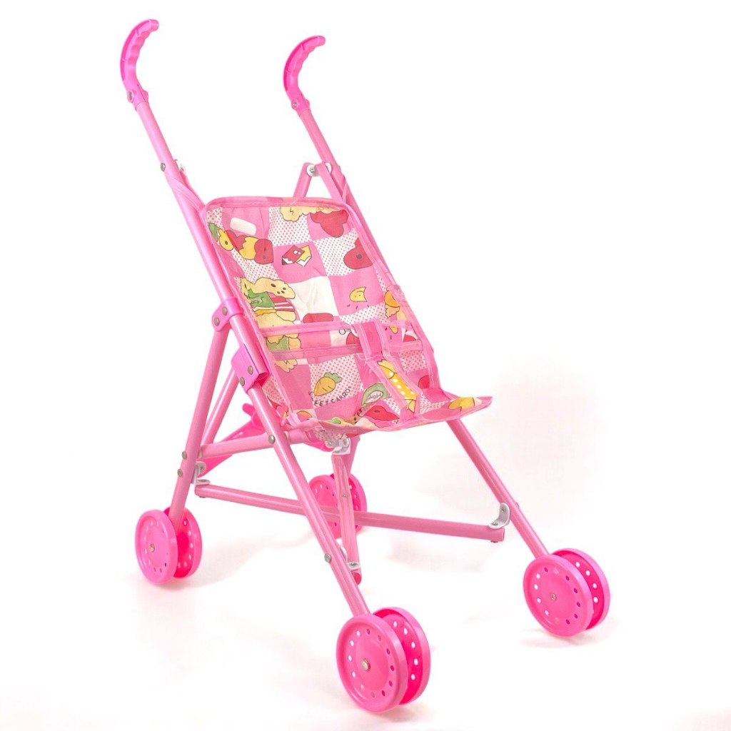 Carrinho De Boneca Feminino Infantil Divertido Resistente Rosa Legal Crianças Promoção Legal Barato