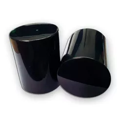 Kit Capa De Porca Grega Mini Boliviana Roda 33mm Black Preto