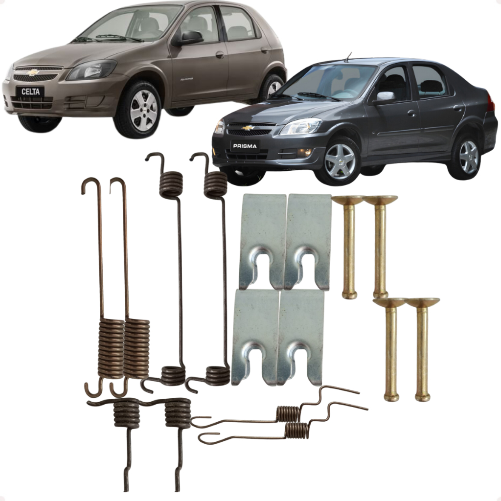 Jogo Reparo Molas Freio Traseiro Celta Prisma Corcerama em Oferta na Shopee