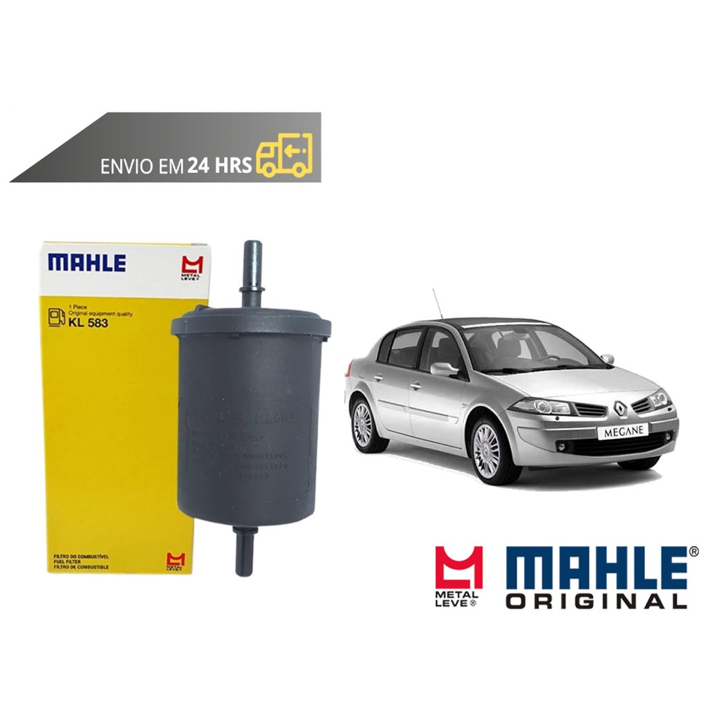 Filtro de Combustível Renault Megane todos de 2007 a 2014 Original Mahle Metal Leve em Oferta na Shopee