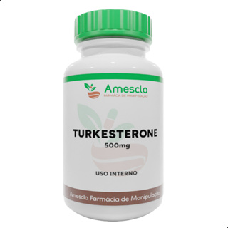 Turkesterone 500mg Com 60 ou 120 Cápsulas em Oferta na Shopee