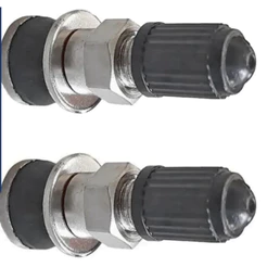 Bico Roda Liga Leve De Moto Para Usar Pneu Sem Câmara De AR KIT 2