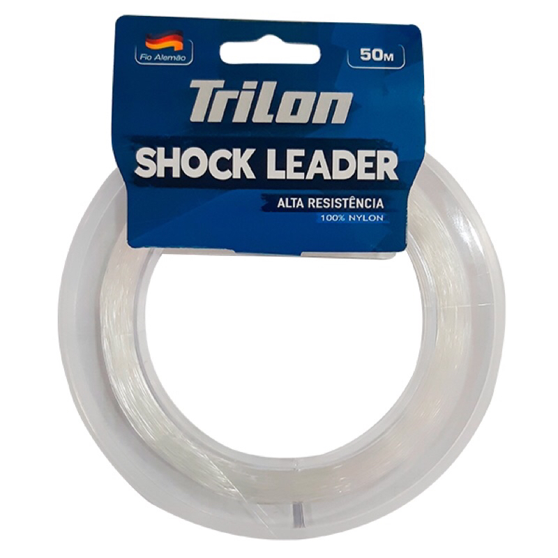 Linha Leader Mazzaferro Trilon Shock Leader 50m revestido com Fluorcarbono