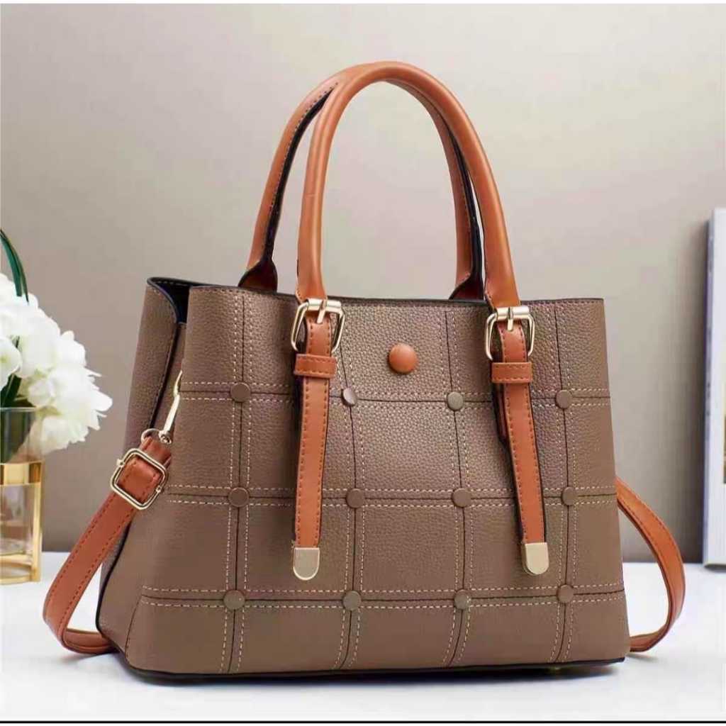 BOLSA FEMININA COM ALÇA AJUSTAVEL MODERNA DE ALTA QUALIDADE A-666-9 em Oferta na Shopee