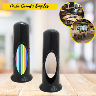 Porta Canudo De Plástico Bar Lanchonete Padaria Prático Organização Eventos Festas em Oferta na Shopee