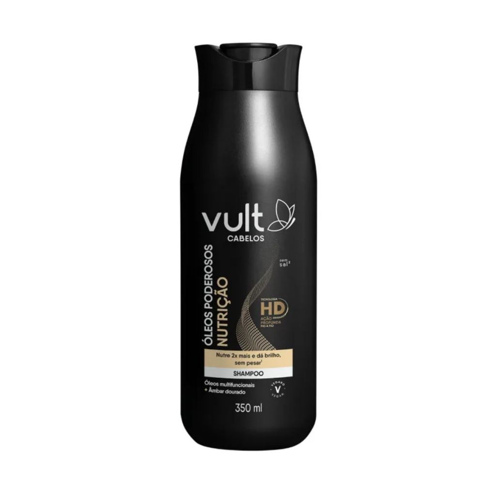 Shampoo Vult Cabelos Óleos Poderosos Nutrição 350ml - Beauty
