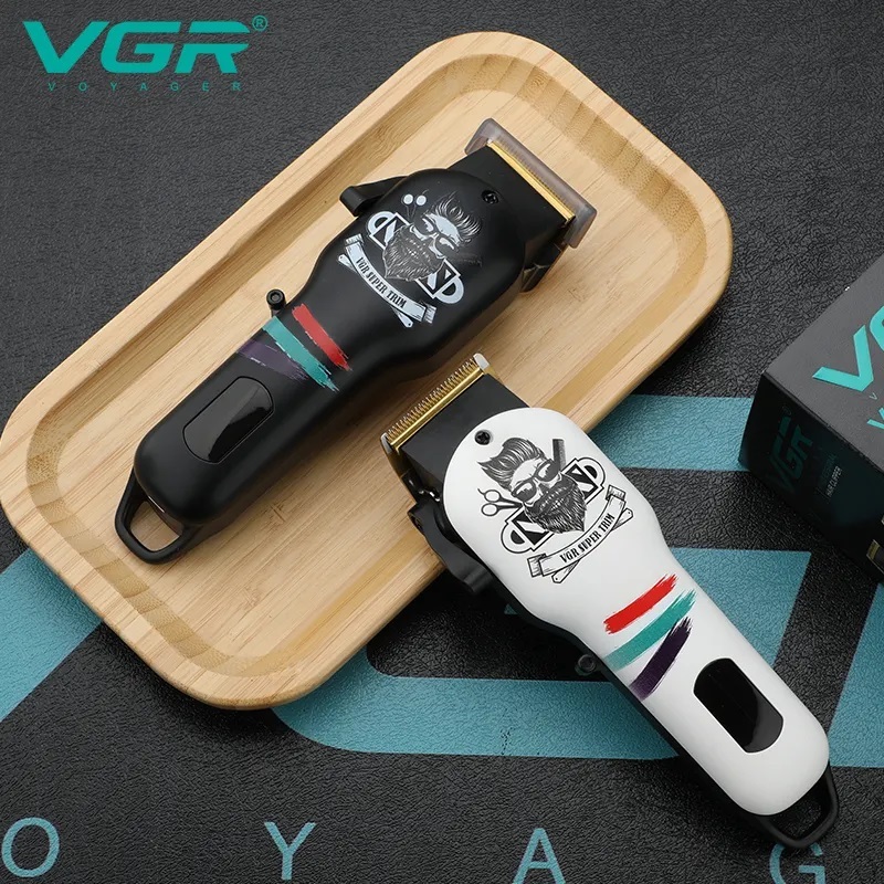 Máquina Cortar Cabelo VGR OI VIDA OIV-699 Bivolt Máquina de Corte Aparador de Cabelo Portatil