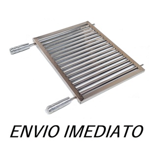 Grelha Parrilla Uruguaia em Inox Reforçada para Churrasqueira Todas as Medidas em Oferta na Shopee