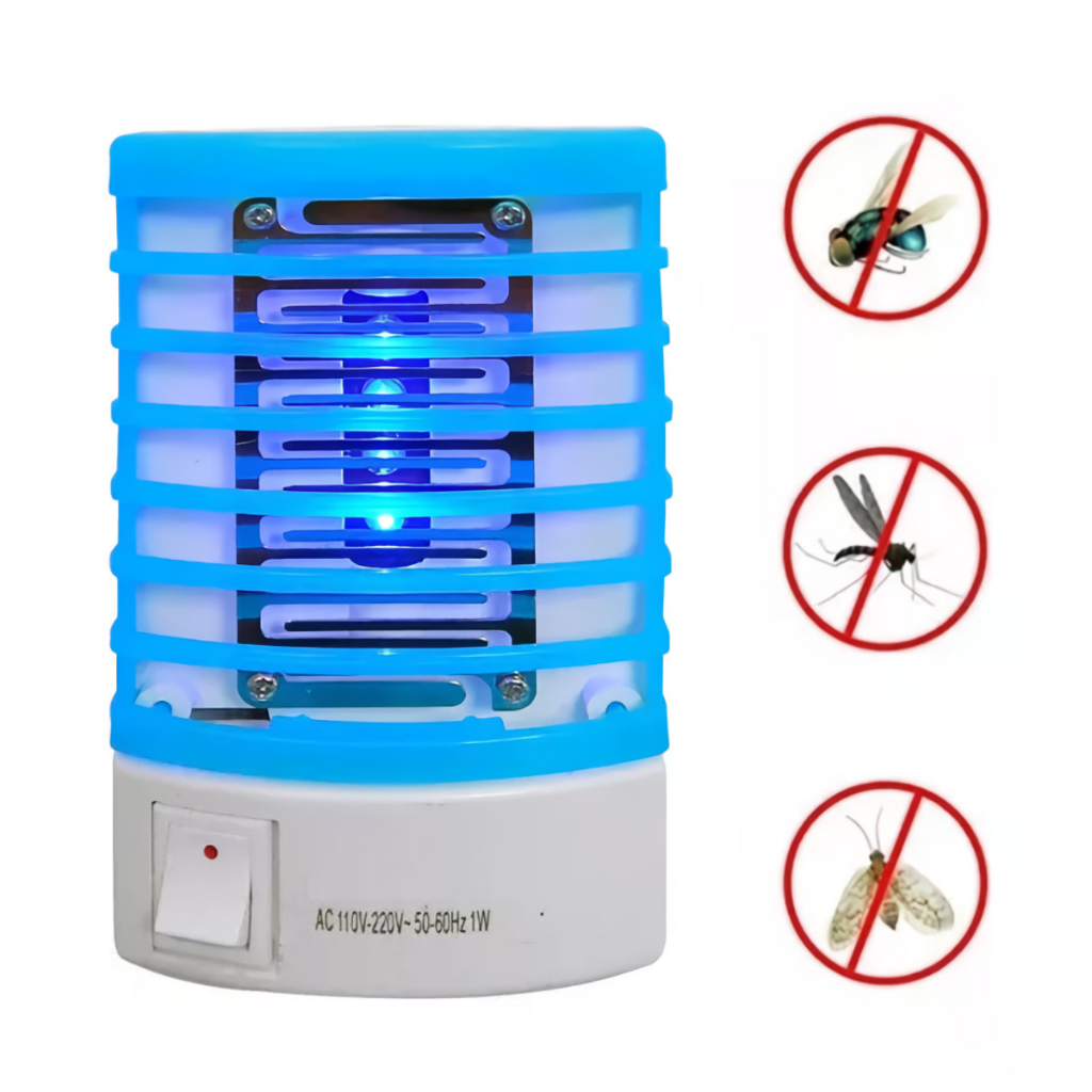 Repelente Eletrônico Lâmpada Armadilha Elétrica Mata Mosquito Pernilongos E Insetos Bivolt