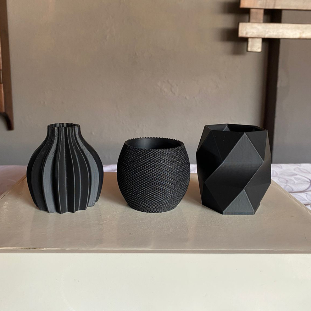 Kit 3 Mini Vasos Decorativos
