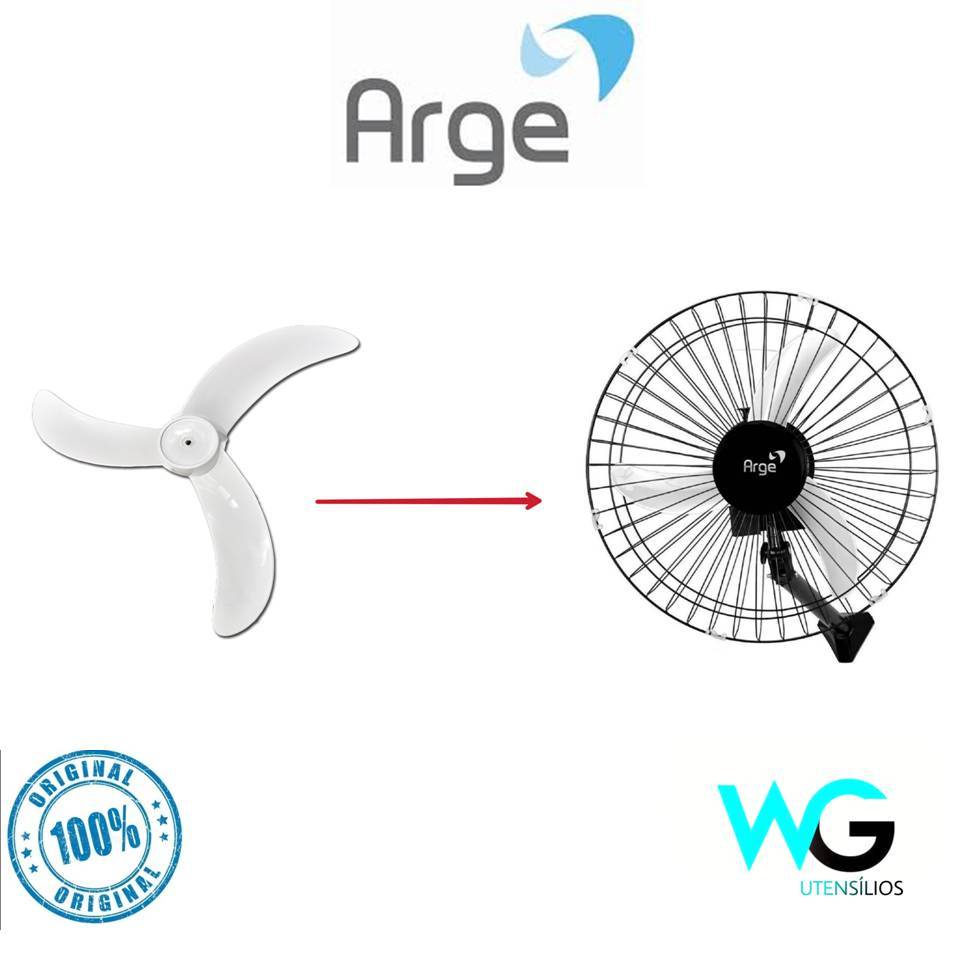 Hélice Do Ventilador Arge Twister 50cm Original