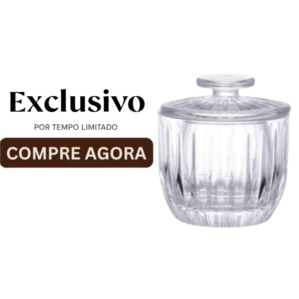 Manteigueira de Vidro Redonda: Onde Comprar | BuscaProdutos