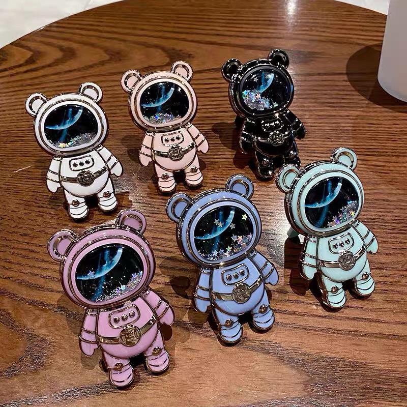BRILHO - Suporte Astronauta Para Telefone Celular Com Areia Movediça Todos os modelos Cores Variadas