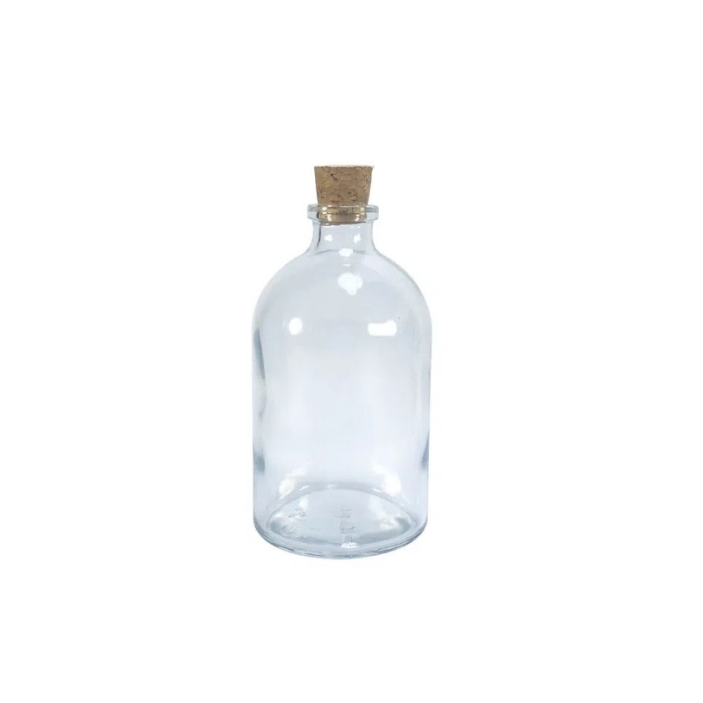 Frasco Penicilina Cristal  100ml C/Rolha - 50 PEÇAS