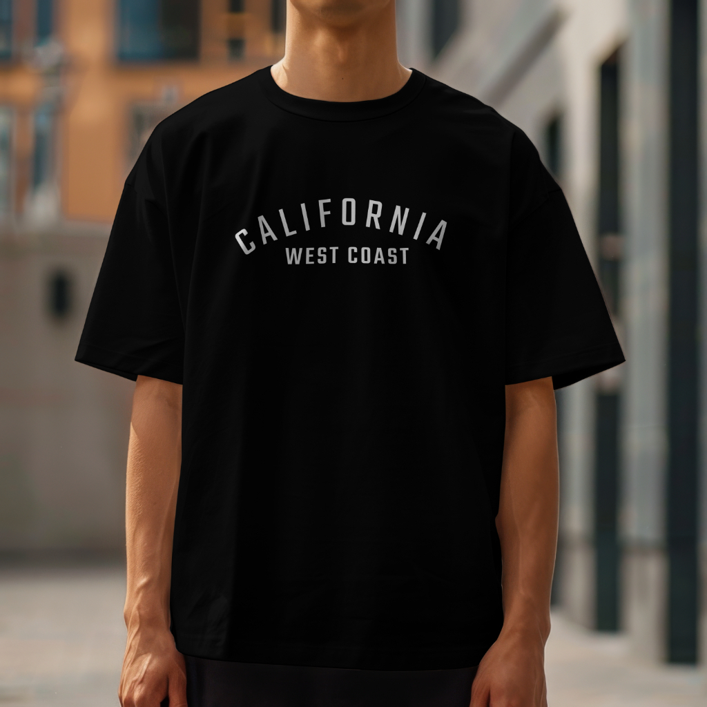 Camiseta Oversized StreetWear California Camisa Masculina