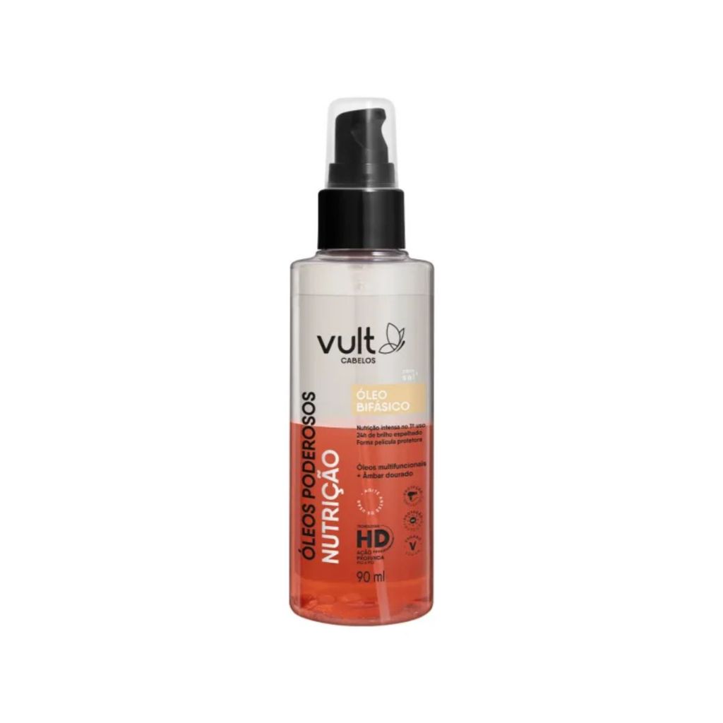 Óleo Bifásico Vult Cabelos Óleos Poderosos Nutrição 90ml
