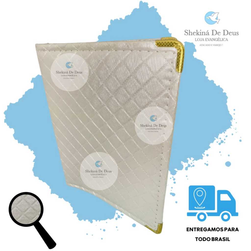 PASTAS PARA GRUPO E CORAIS TODOS OS TAMANHOS METALASSÊ BRANCO em Oferta na Shopee