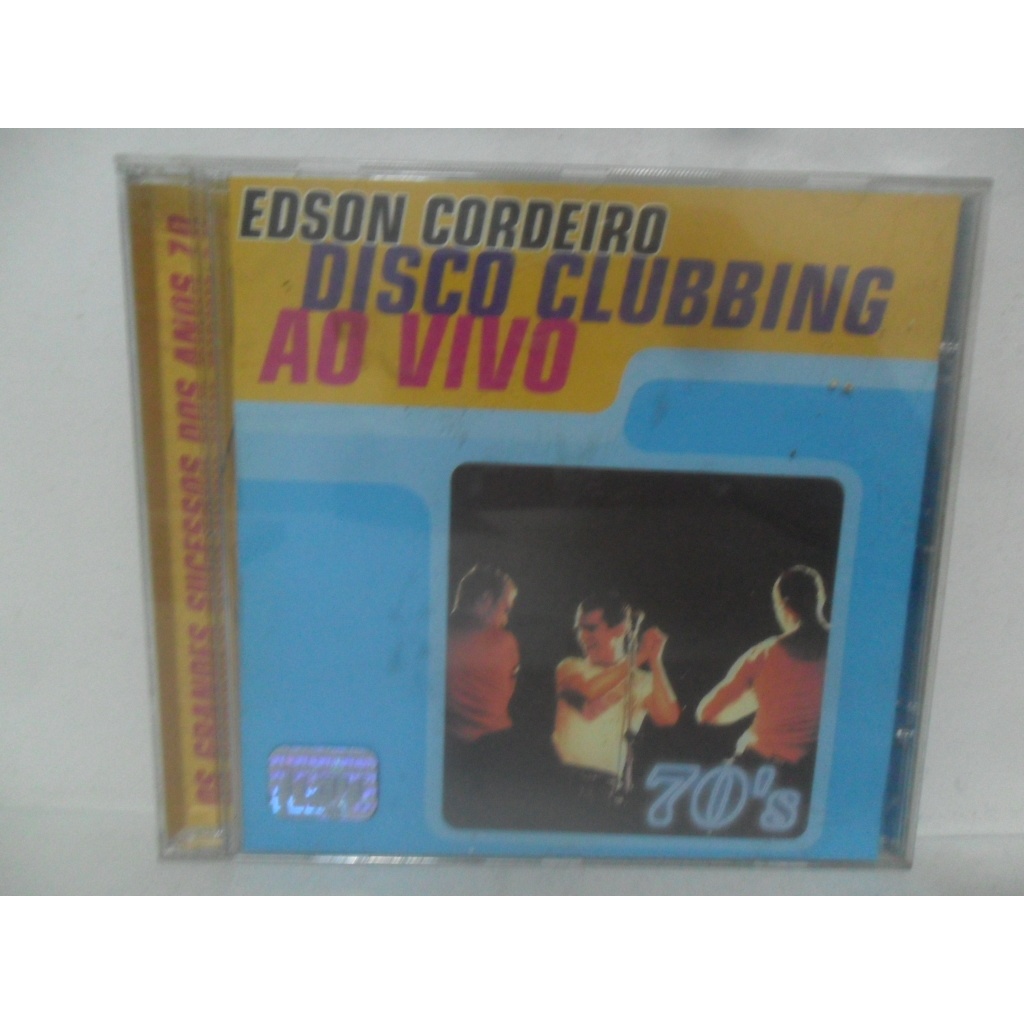 EDSON CORDEIRO = DISCO CLUBBING/ AO VIVO; CD