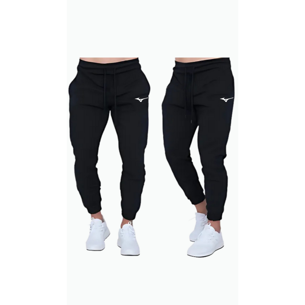 Calça Moletom Olimpia Maromba Fit Academia Treino Moda Unissex Confortável Estilo Flanelado ESTAMPA BASICA