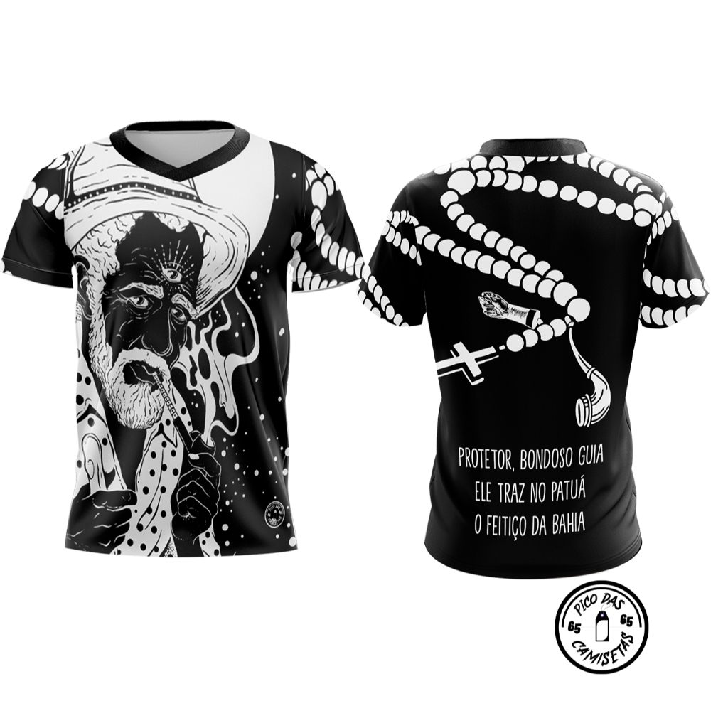 CAMISETA PRETO VELHO PROTETOR