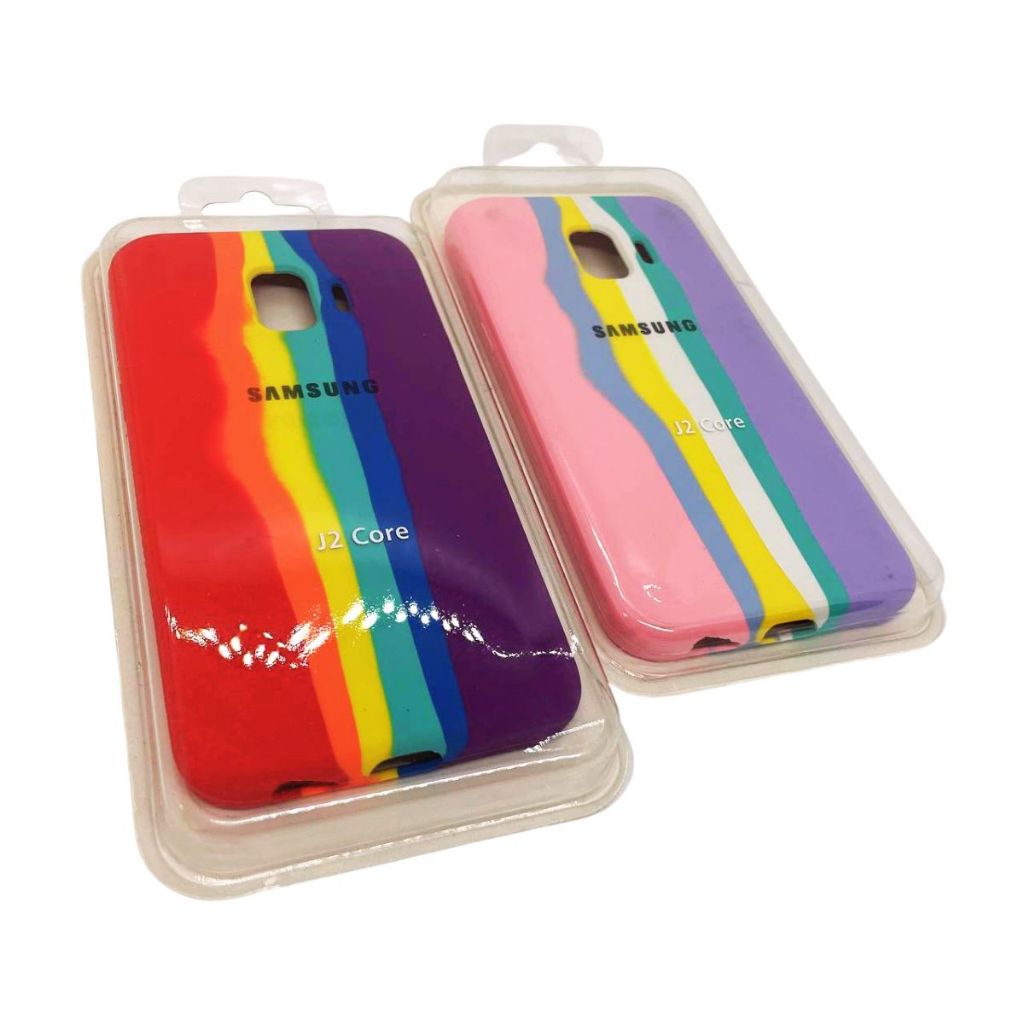 Capa Capinha de celular compatível com Galaxy J2 Core Rainbow