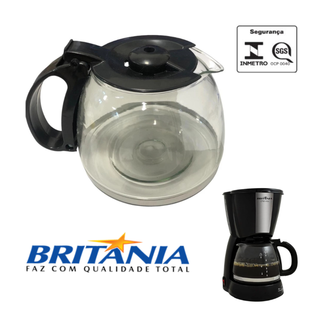Jarra Para Cafeteira Britânia CP30 - CP30 Inox - CB30