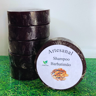 Shampoo de Barbatimão Barra Natural, Anti-caspa, Seborreia, Fortalecedor, com Calêndula e Aveia - Artesanal Fitoterápico em Oferta na Shopee