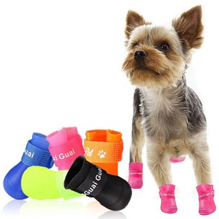 Bota de Silicone Sapato Galocha para Cachorro em Oferta na Shopee