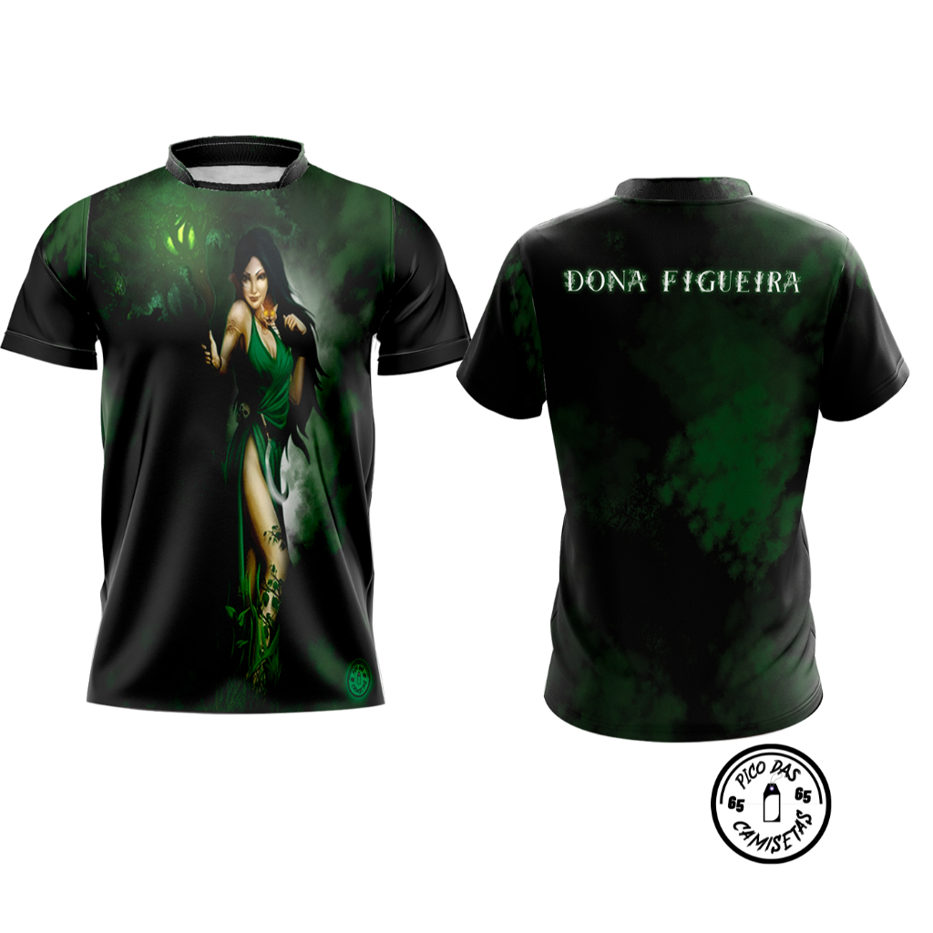 CAMISETA DONA FIGUEIRA VERDE