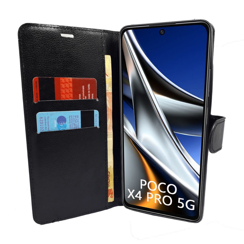 Capa Capinha Case Flip Carteira Para Xiaomi Poco X4 Pro 5G tela 6.67 em Oferta na Shopee