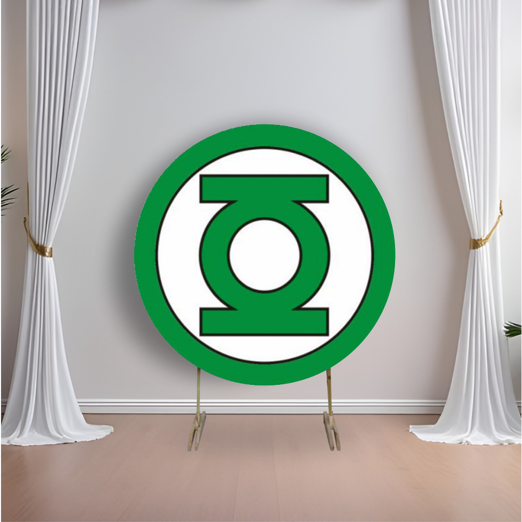 Painel Lanterna Verde - Sublimado Tecido Helanca com Elástico.