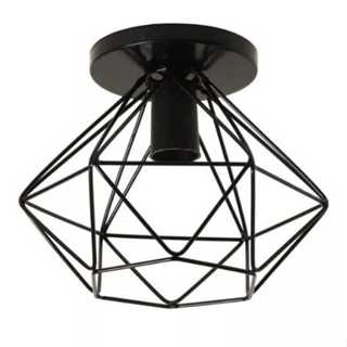 Plafon Luminaria Lustre De Teto Diamante Aramado v em Oferta na Shopee