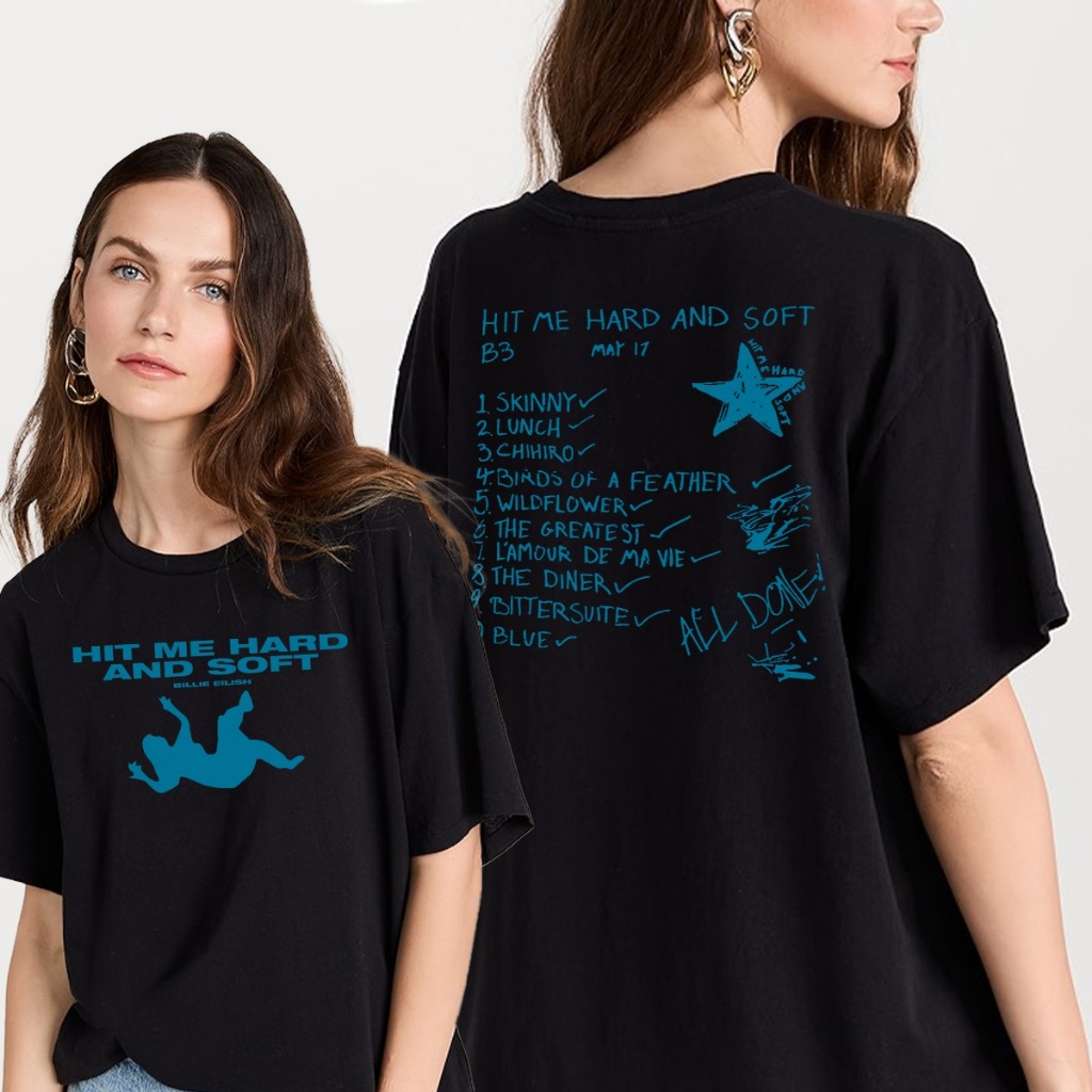 Blusa da Billie Eilish em Hit Me Hard And Soft em Oferta
