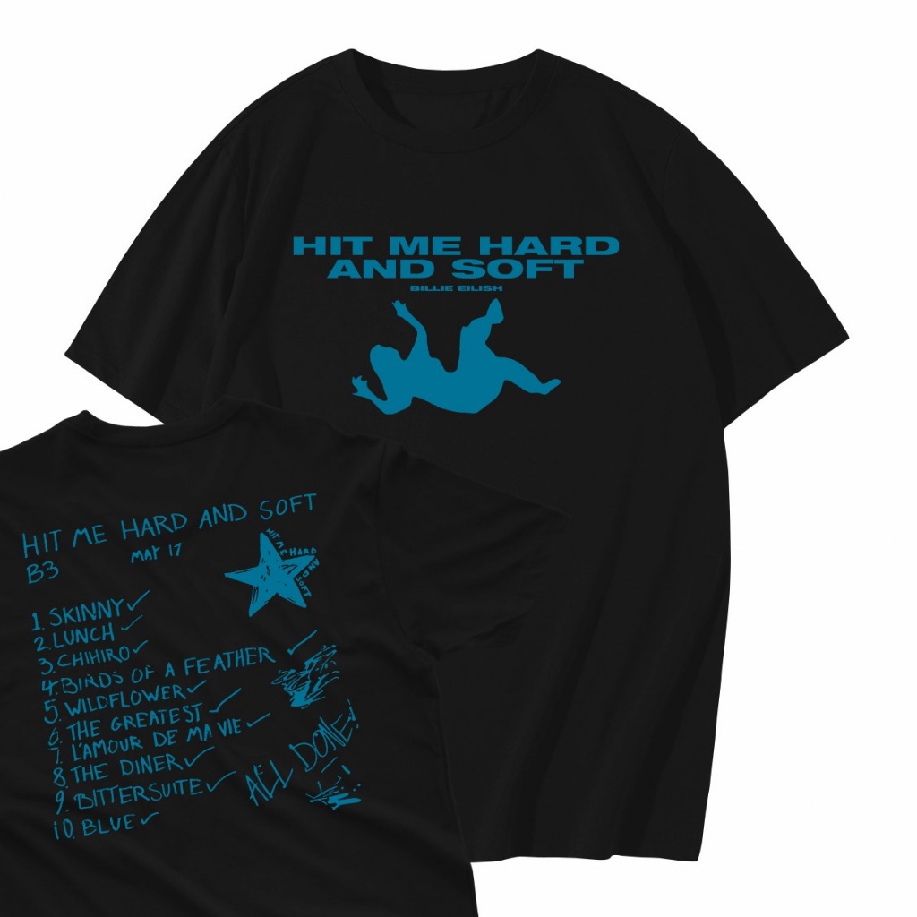 Blusa da Billie Eilish em Hit Me Hard And Soft em Oferta | Shopee