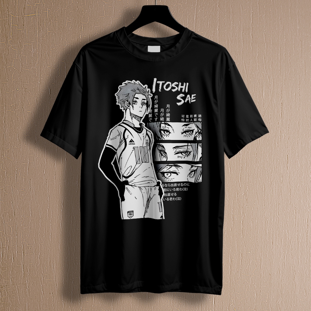 Camisa Camiseta Blue Lock Itoshi Sae Capitão Futebol Anime Série REF 2590 Fluxo Geek