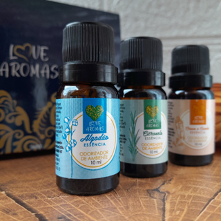 Kit 3 Essências para Aromatizador Elétrico 10ml - ESCOLHA SEU KIT! em Oferta na Shopee
