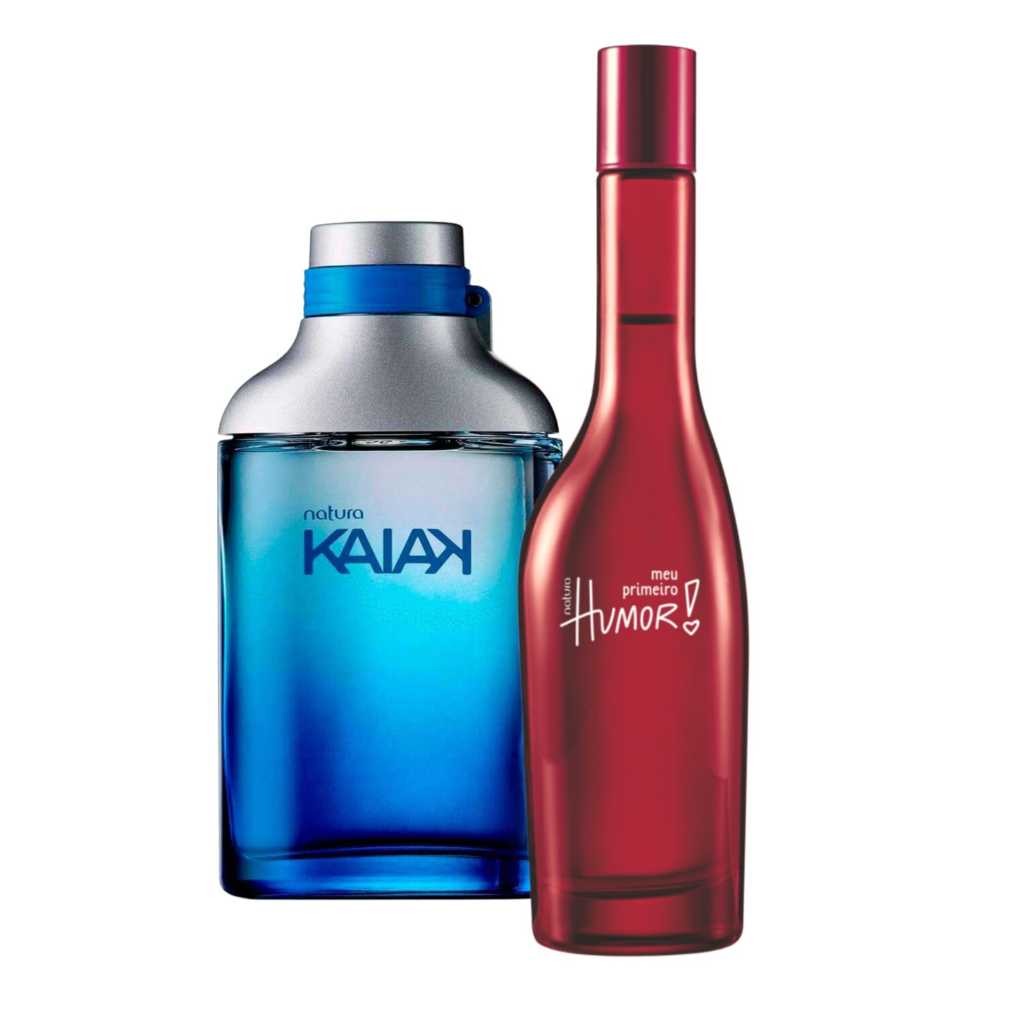 Natura Kit Perfumaria: Kaiak Classico Masculino 100ml + Meu Primeiro Humor 75ml