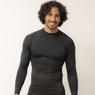 Blusa Uv Camisa Térmica Masculina Esportiva Roupa de Compressão Rash Guard