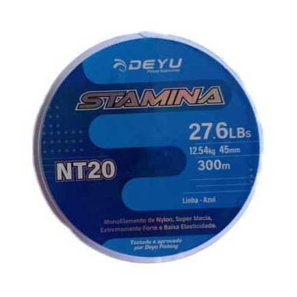 linha monofilamento deyu Stamina 300 metros 0,45mm