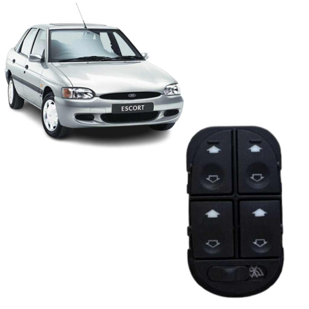 Botão Interruptor Vidro Eletrico Escort Zetec após 1997 Quadruplo Original