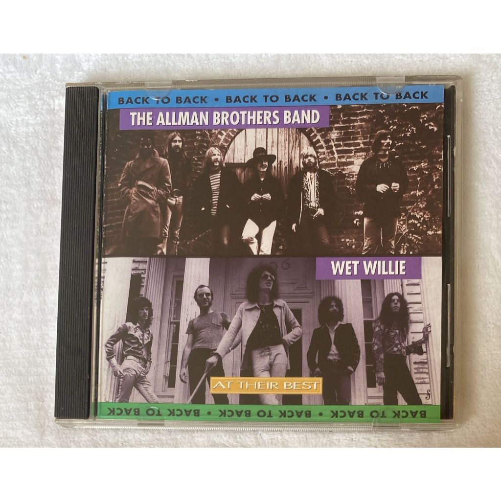 Cd The Allman Brothers Band / Wet Willie - Back To Back (importado)