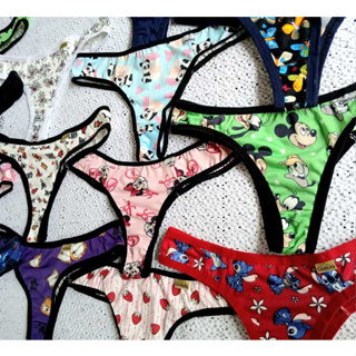 Kit 10 Calcinhas Tanguinha PREMIUM ROMANTIC FORRO DE ALGODAO Novas Estampas Sortidas Coloridas e Confortáveis em Oferta na Shopee